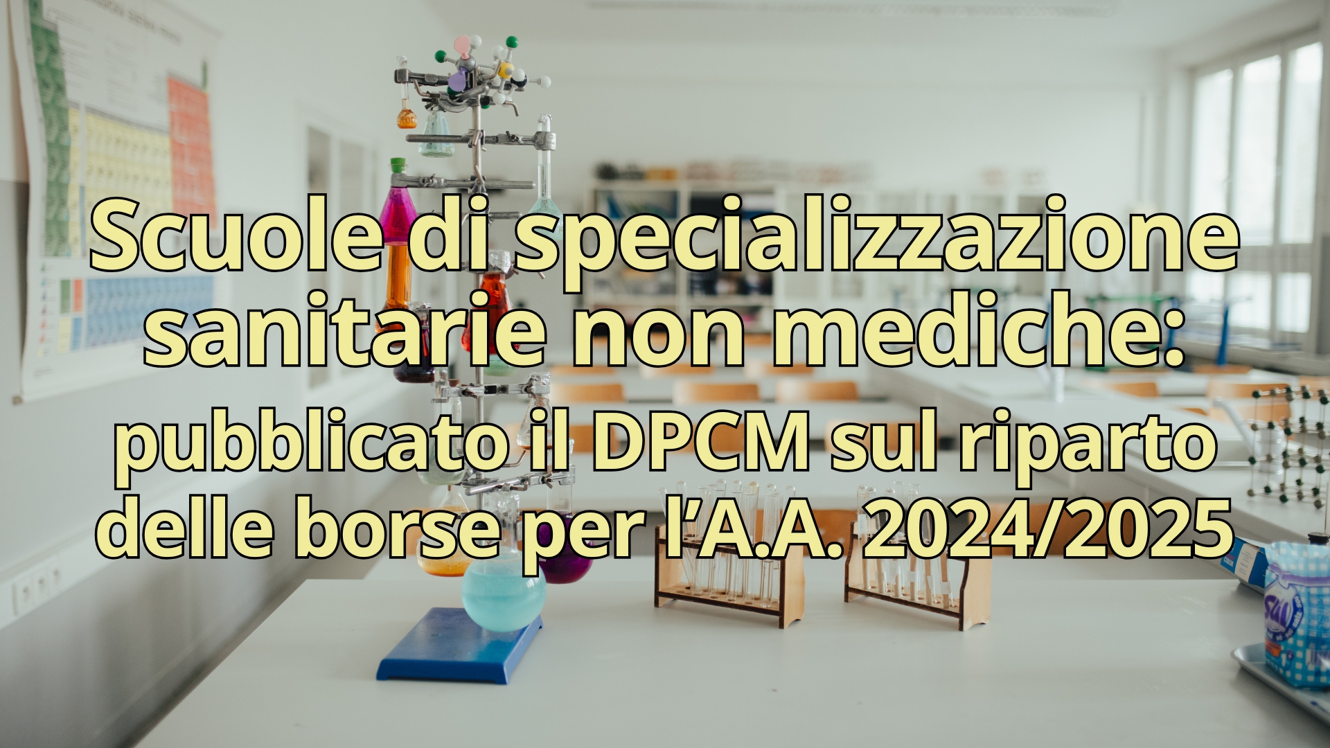 Clicca per accedere all'articolo Scuole di specializzazione sanitarie non mediche: pubblicato il DPCM sul riparto delle borse per l’A.A. 2024/2025